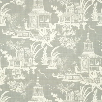 Thibaut EMPRESS COURT wallpaper in Grey