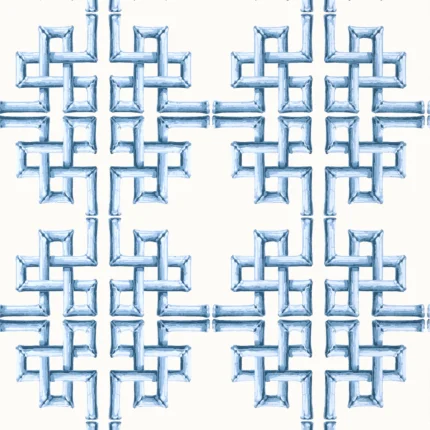 Thibaut BOCA BAMBOO Blue Palm Grove Wallpaper T13901