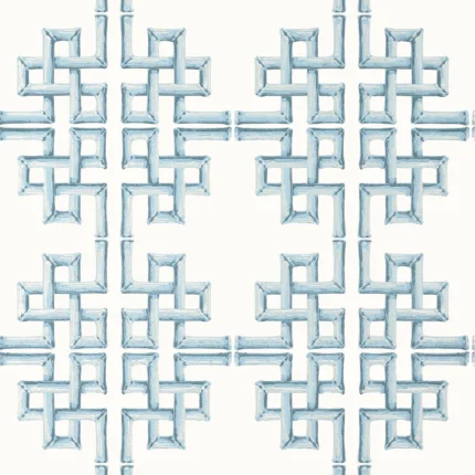 Thibaut BOCA BAMBOO wallpaper in Spa Blue