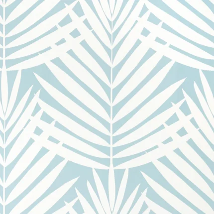 Thibaut CROATIA Spa Blue Palm Grove Wallpaper T13936