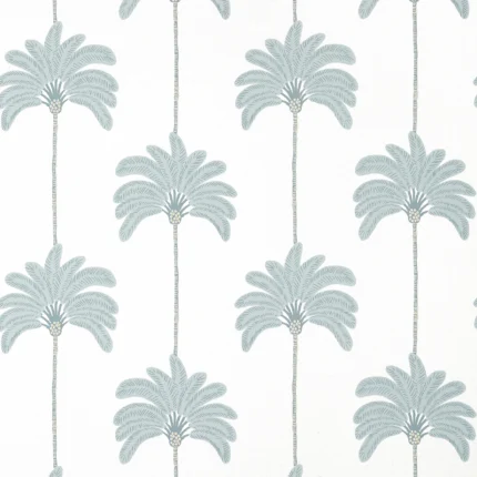 Thibaut SUNSET BOULEVARD Spa Blue Palm Grove Wallpaper T13943