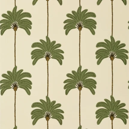 Thibaut SUNSET BOULEVARD Beige Palm Grove Wallpaper T13945