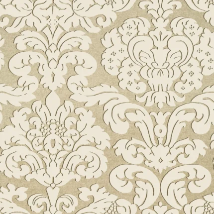 Thibaut TRELAWNY DAMASK wallpaper in Beige