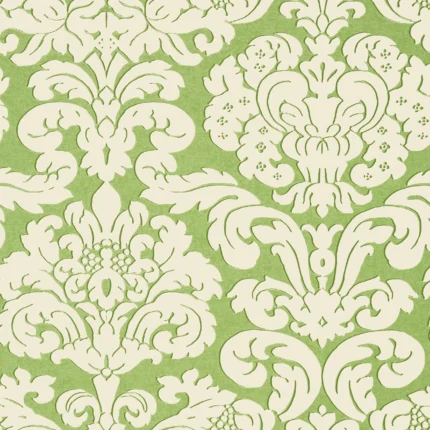 Thibaut TRELAWNY DAMASK wallpaper in Green