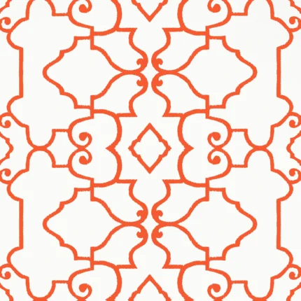 Thibaut OGDEN wallpaper in Coral