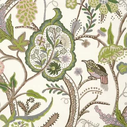 Thibaut WINDSOR wallpaper in Brown and Green