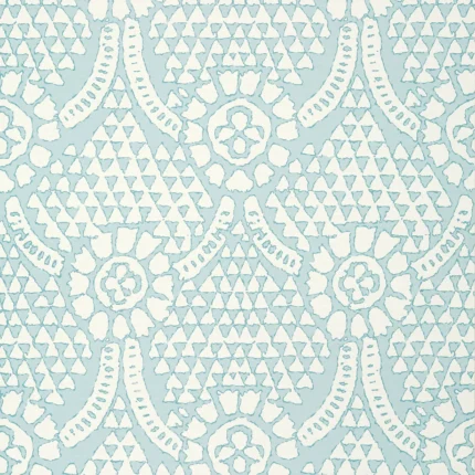 Thibaut CHAMOMILE wallpaper in Spa Blue