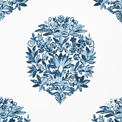 Thibaut RIDGEFIELD wallpaper in Blue