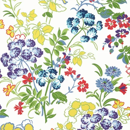Thibaut SPRING GARDEN wallpaper in Brights