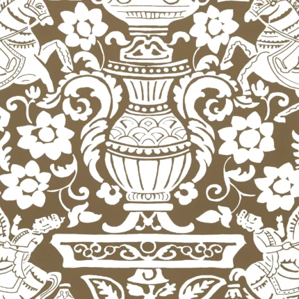 Thibaut GALWAY wallpaper in Brown