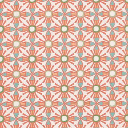 Thibaut KONA wallpaper in Coral