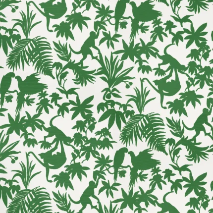 Thibaut ST. KITTS Green Islander Wallpaper T15862