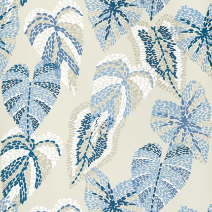 Thibaut DELILA wallpaper in Blue and Beige
