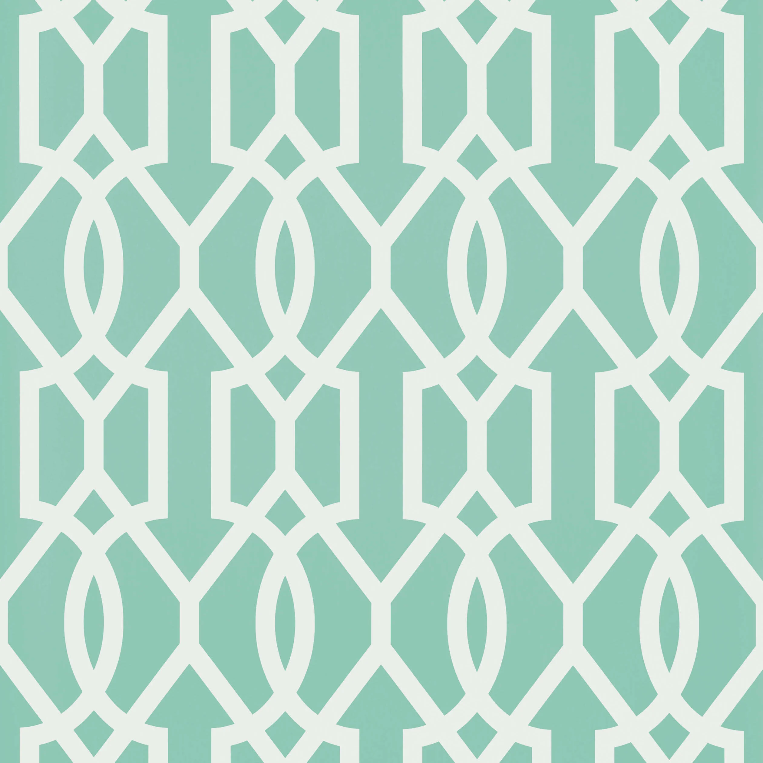 Thibaut DOWNING GATE wallpaper in Turquoise