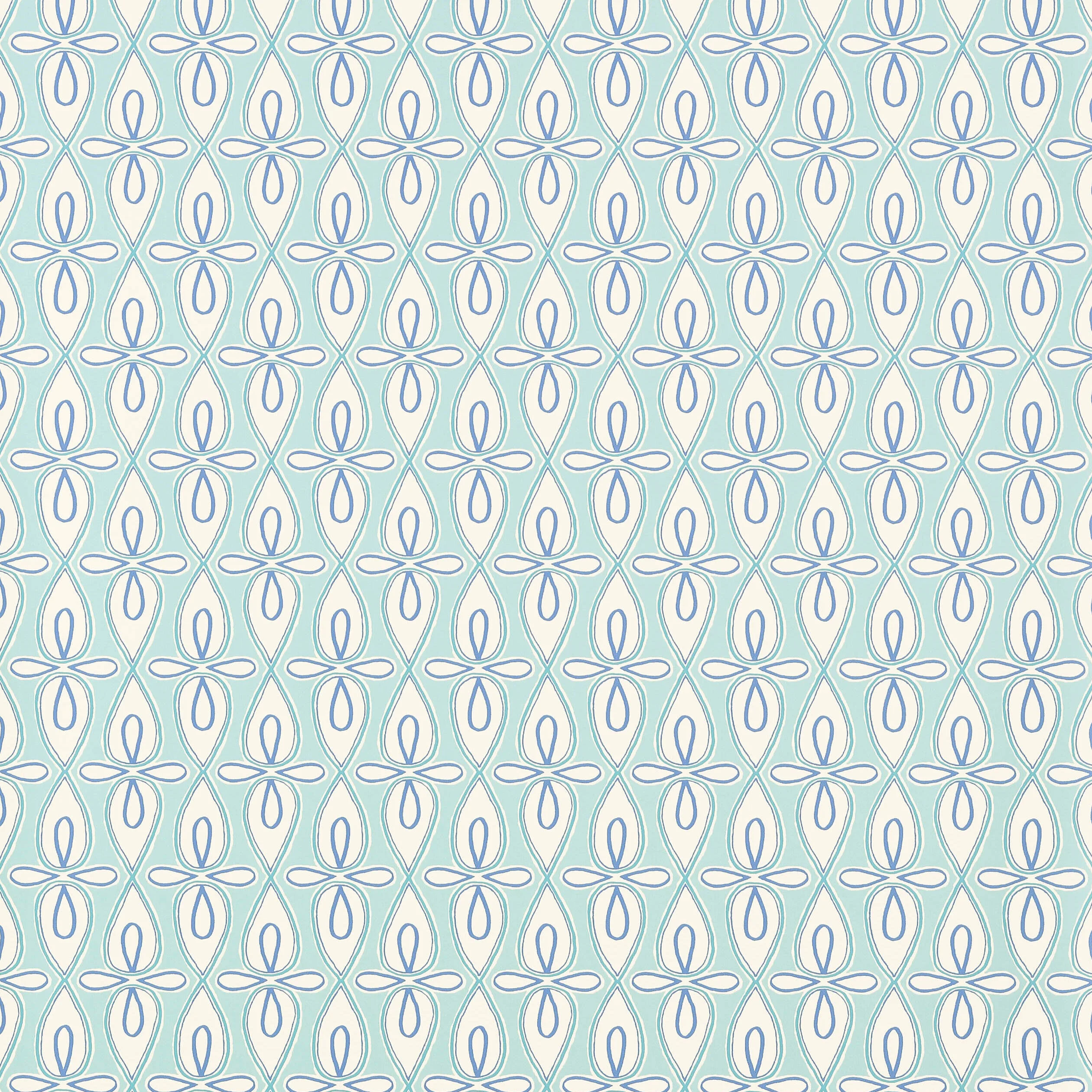 Thibaut BRIBIE wallpaper in Turquoise