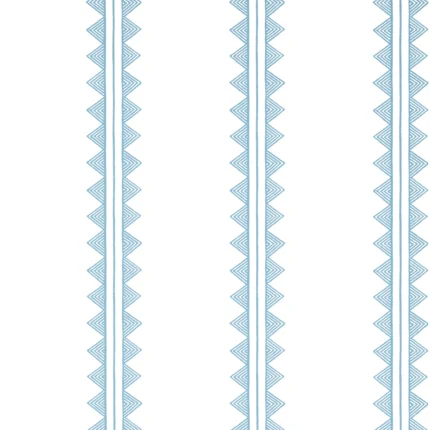 Thibaut AGAVE STRIPE wallpaper in French Blue