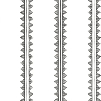 Thibaut AGAVE STRIPE wallpaper in Black