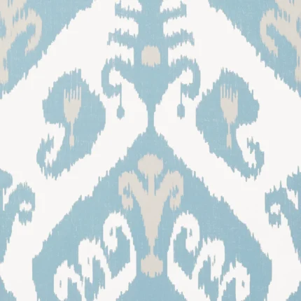 Thibaut INDIES IKAT wallpaper in French Blue
