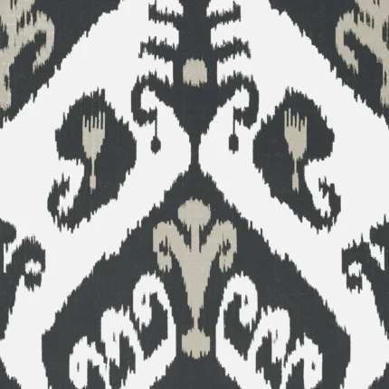 Thibaut INDIES IKAT wallpaper in Black