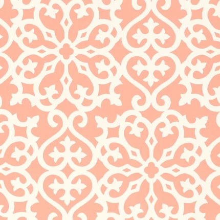Thibaut ALLISON wallpaper in Coral