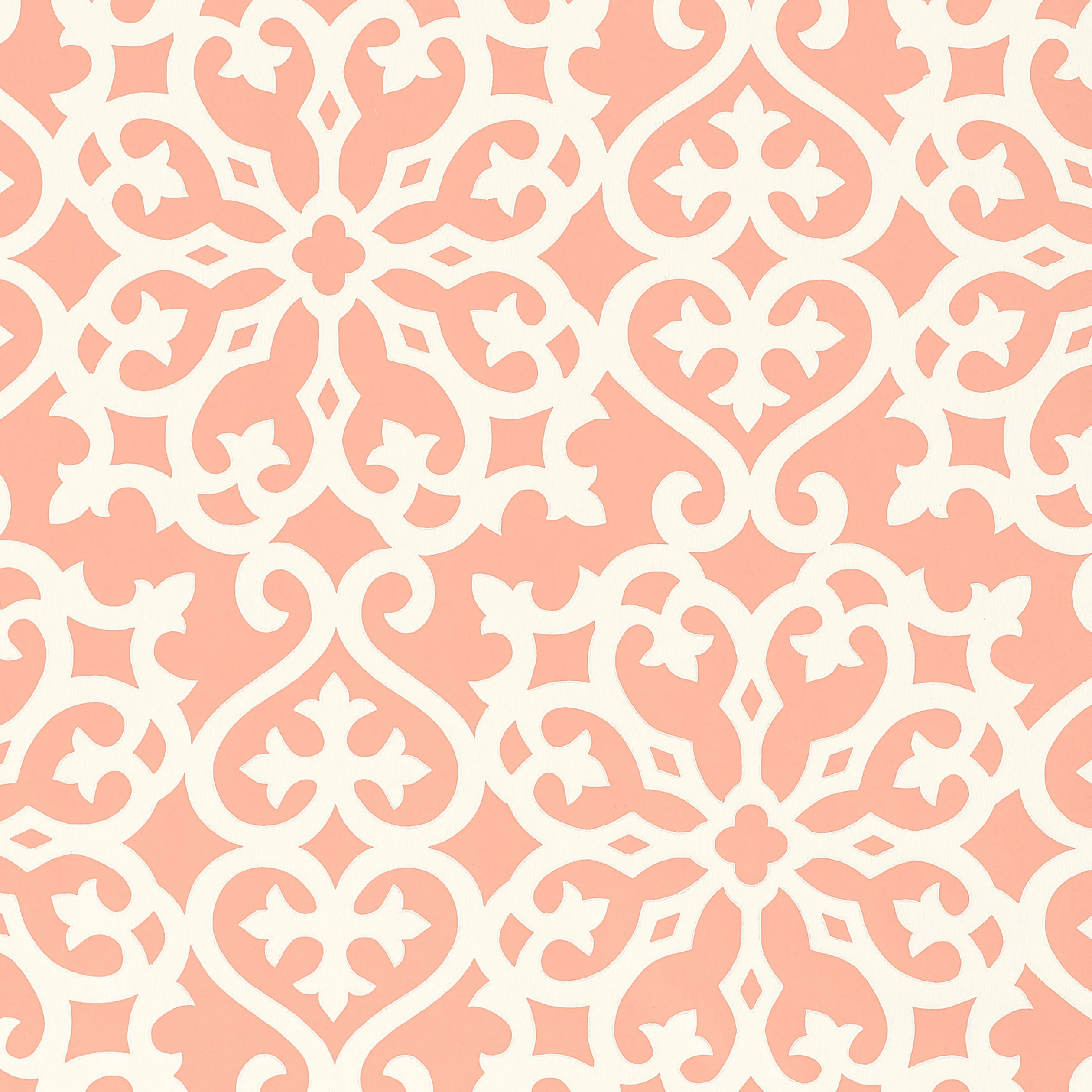 Thibaut ALLISON Wallpaper in Coral (T1831) Thibaut ALLISON wallpaper in Coral