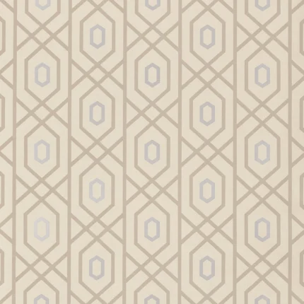 Thibaut PRESCOTT wallpaper in Metallic on Putty