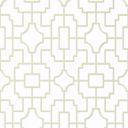 Thibaut FRETWORK wallpaper in Beige