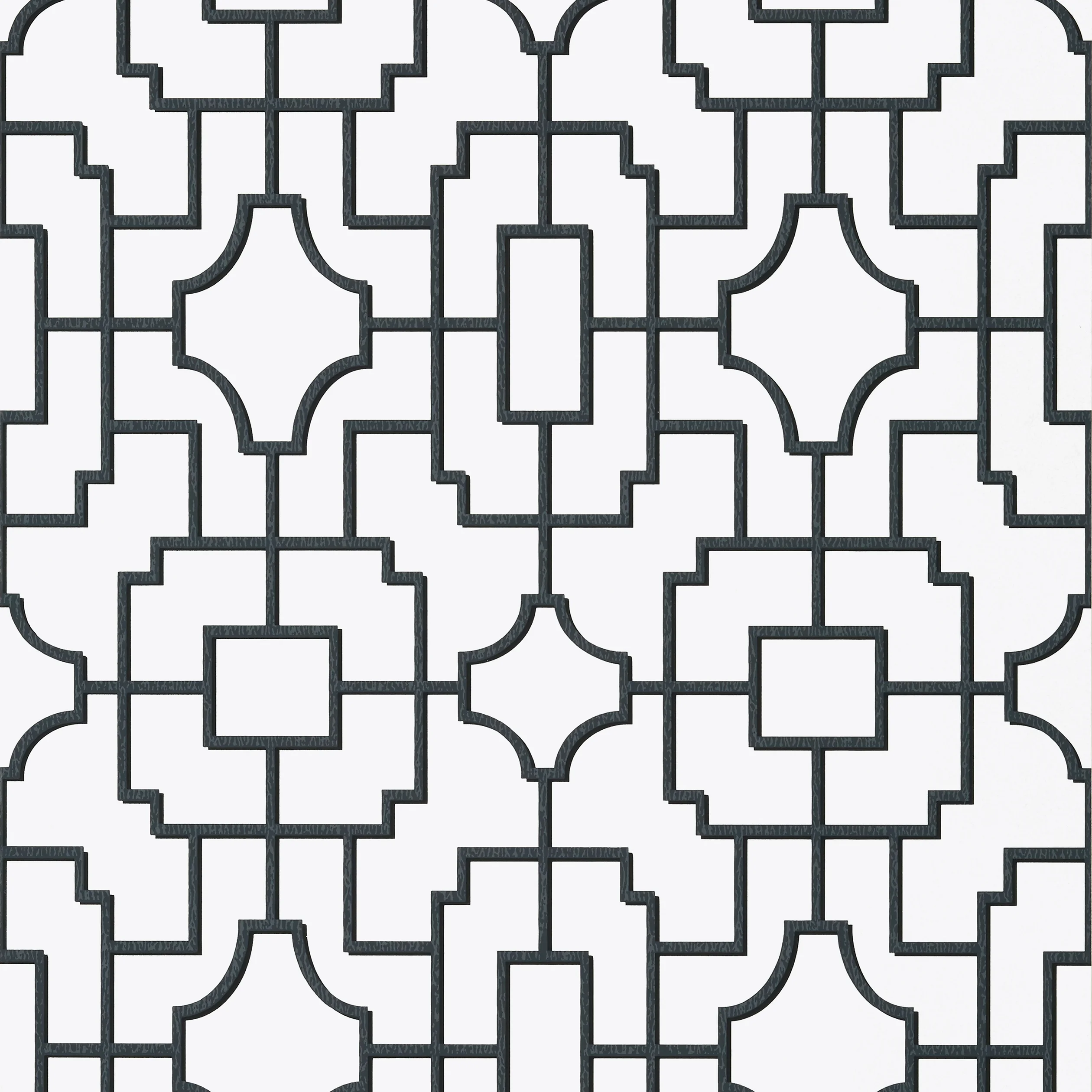 Thibaut FRETWORK Wallpaper in Black (T20871) Thibaut FRETWORK wallpaper in Black
