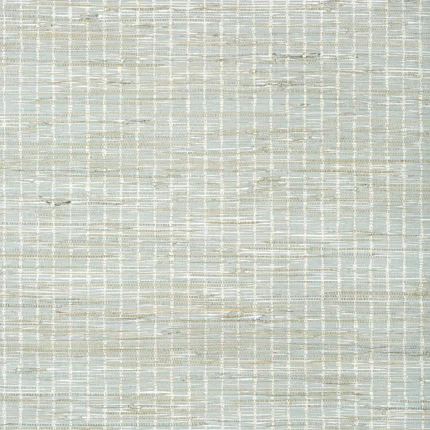 Thibaut SUTTON STRIPE wallpaper in White on Robin's Egg