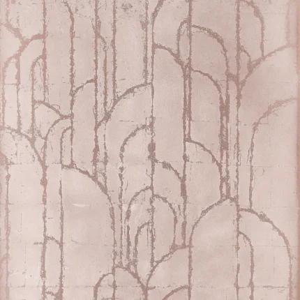 Thibaut DECO MOON wallpaper in Rose Gold