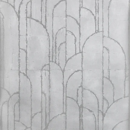 Thibaut DECO MOON wallpaper in Silver