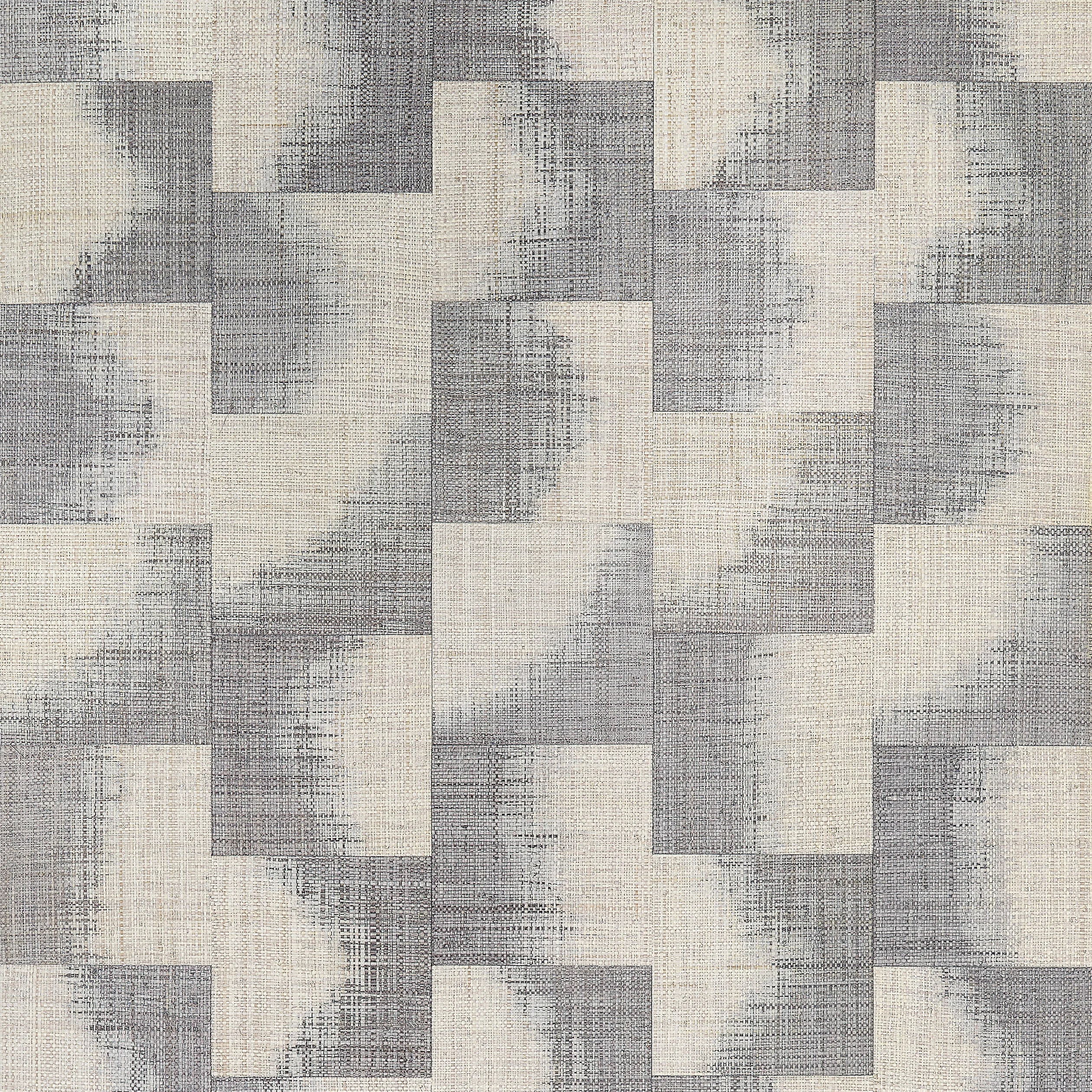 Thibaut RAFFIA SQUARES Wallpaper in Graphite (T24430) Thibaut RAFFIA SQUARES wallpaper in Graphite