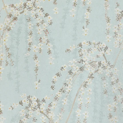 Thibaut WEEPING BLOSSOM wallpaper in Blue