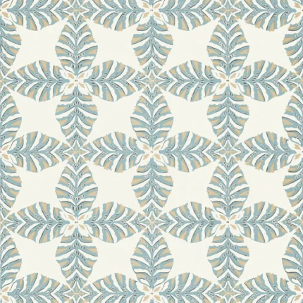 Thibaut STARLEAF wallpaper in Aqua