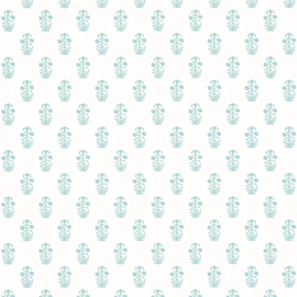 Thibaut CORWIN wallpaper in Seaglass on White