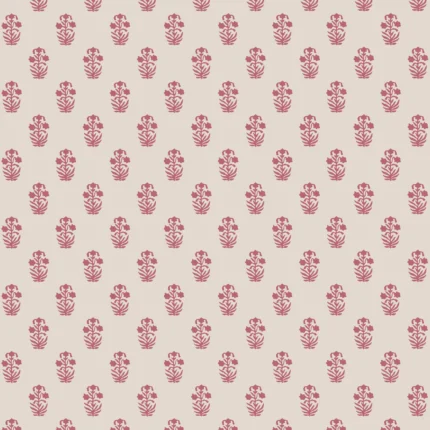 Thibaut CORWIN wallpaper in Raspberry on Natural