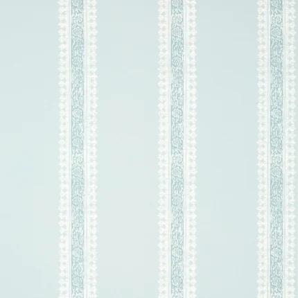 Thibaut CAMBRIDGE STRIPE wallpaper in Robin's Egg