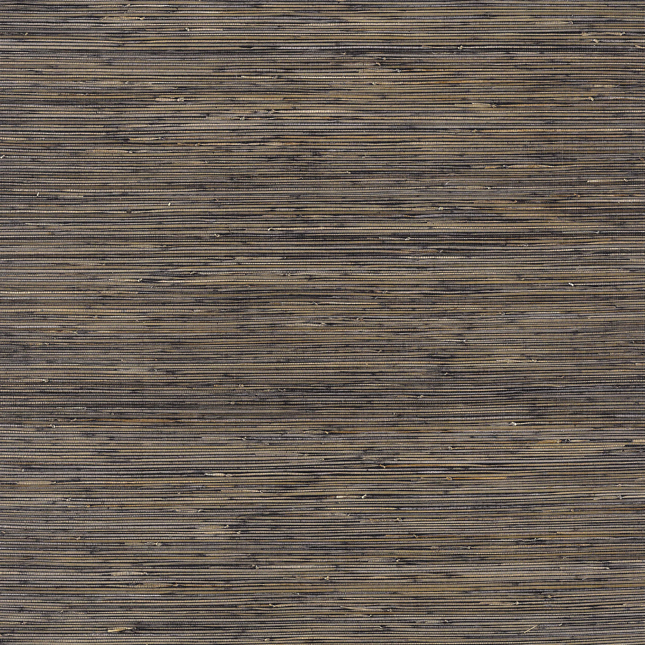 Thibaut BAMBOO WEAVE wallpaper in Charcoal