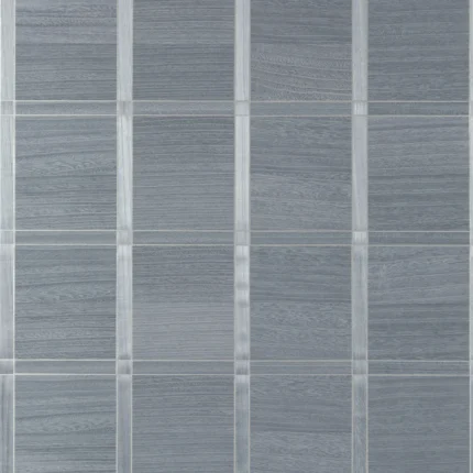 Thibaut WOOD PANEL wallpaper in Cadet and Metallic Pewter