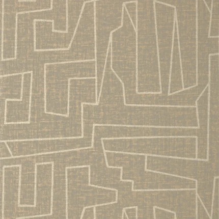 Thibaut MATRIX wallpaper in Metallic Gold and Grey