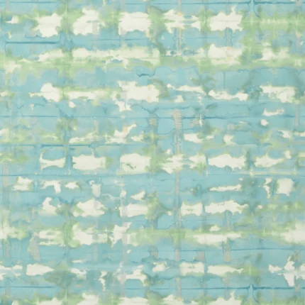 Thibaut ILLUSION wallpaper in Teal and Green