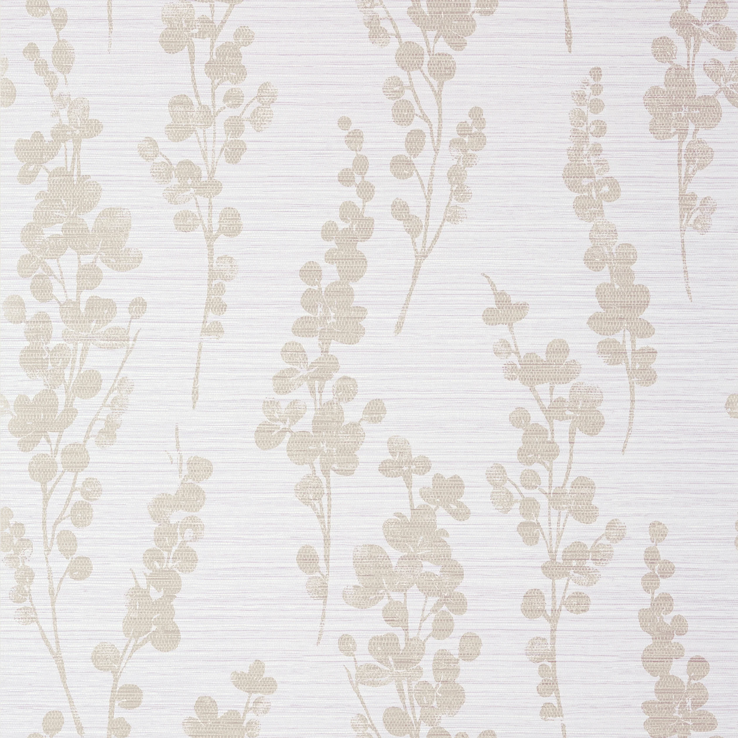 Thibaut SPRING BLOOMS Wallpaper in Metallic Pewter on Lavender (T41052) Thibaut SPRING BLOOMS wallpaper in Metallic Pewter on Lavender