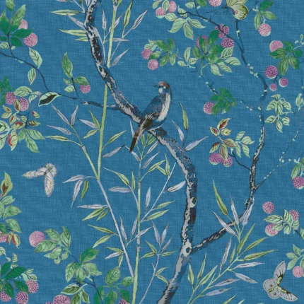 Thibaut CLAIRE Navy Sojourn Wallpaper T42008