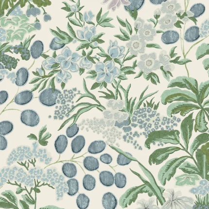 Thibaut MEADOW wallpaper in Lavender and Blue