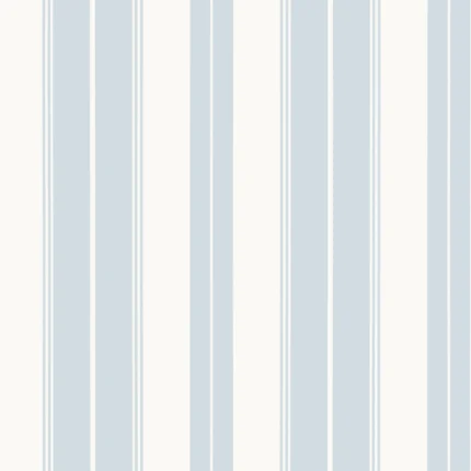 Thibaut NORFOLK STRIPE Light Blue Stripes & Checks Resource Wallpaper T44044