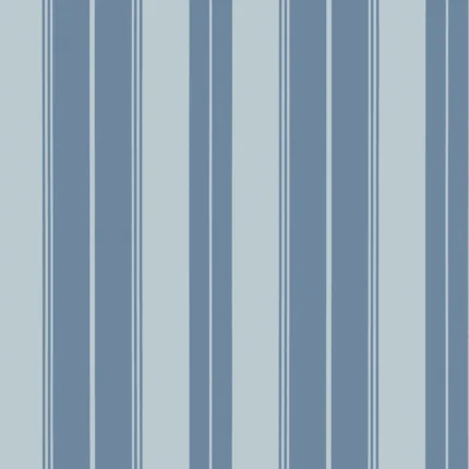 Thibaut NORFOLK STRIPE French Blue Stripes & Checks Resource Wallpaper T44046
