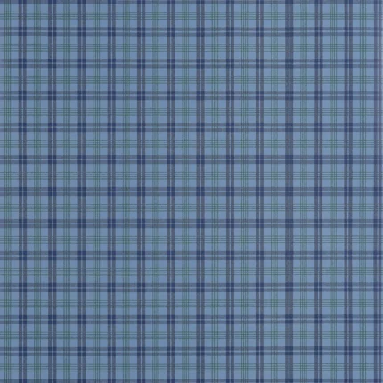 Thibaut HUNTLEY PLAID wallpaper in Navy