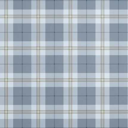 Thibaut DOUGLAS PLAID wallpaper in Slate