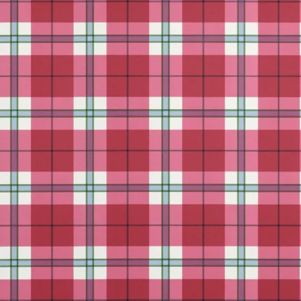 Thibaut DOUGLAS PLAID wallpaper in Red
