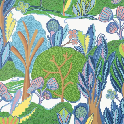 Thibaut ALBERO wallpaper in Green and Blue